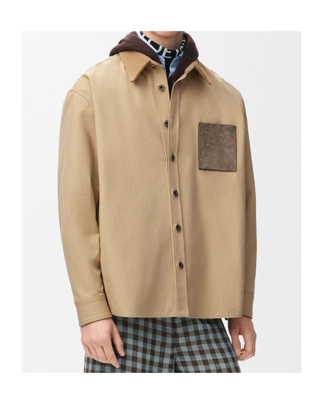Loewe Natural Contrast Patch Jacket for men