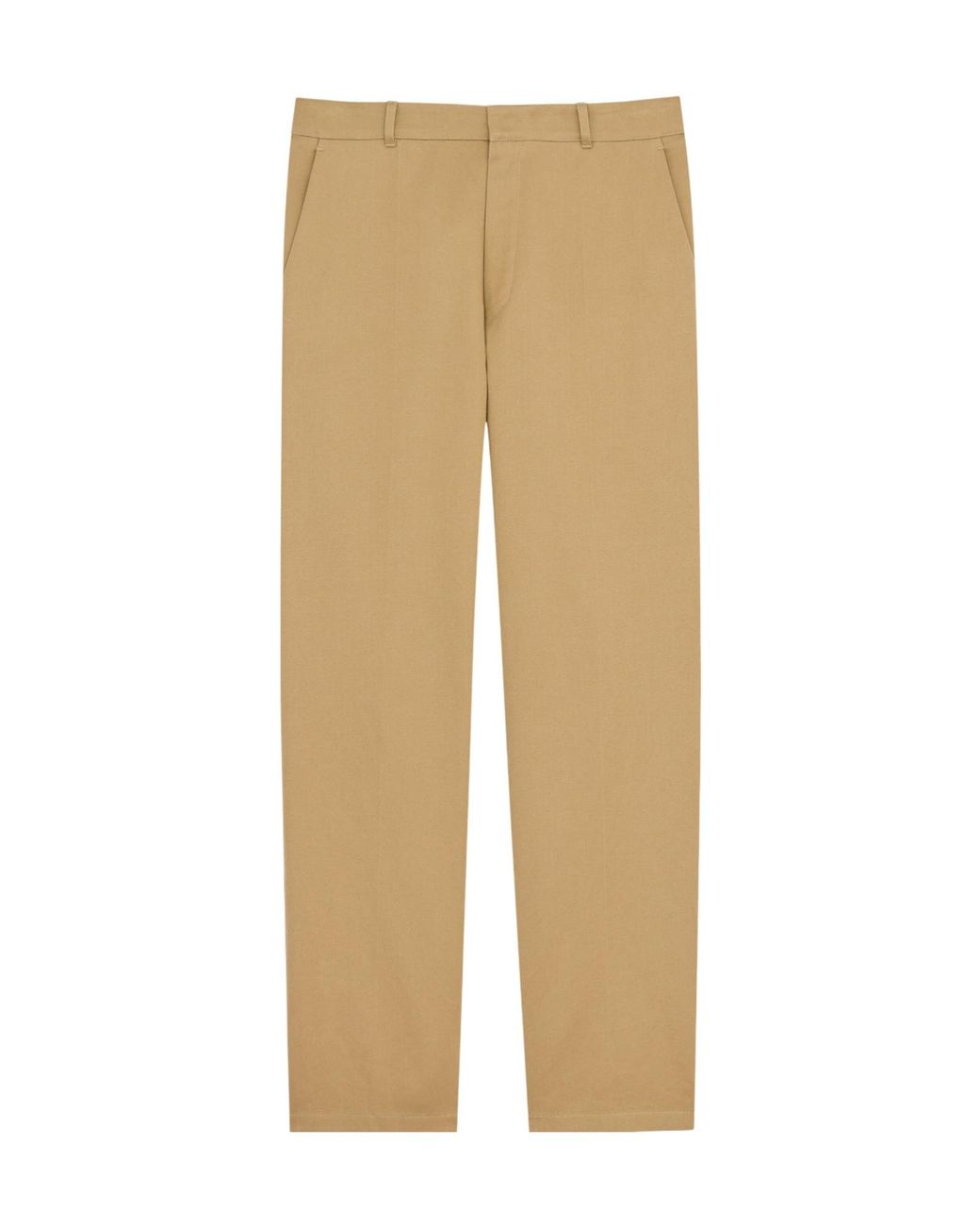 Saint Laurent Natural Cotton Straight Chinos for men