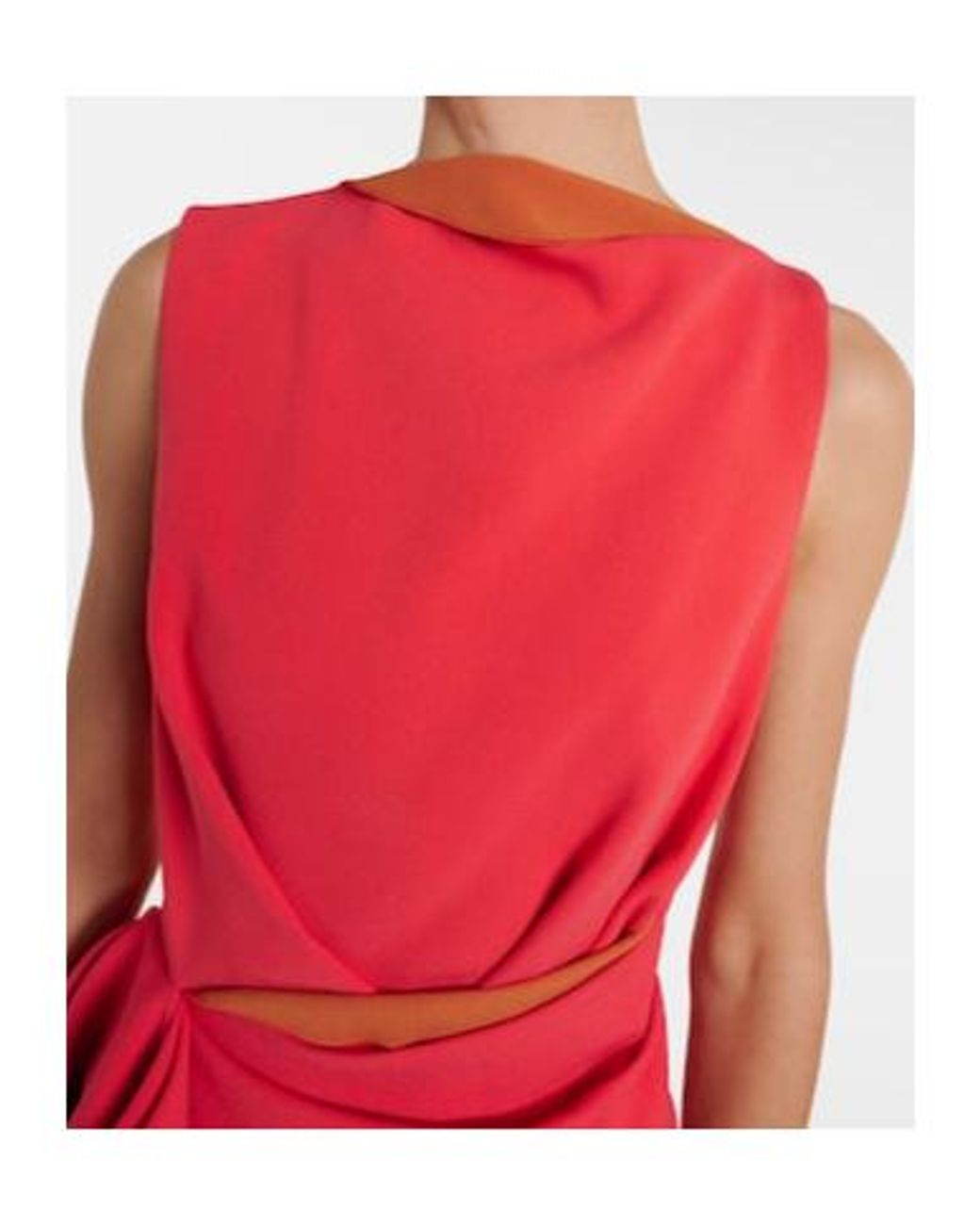 Roksanda Red Calatrava Crêpe Midi Dress