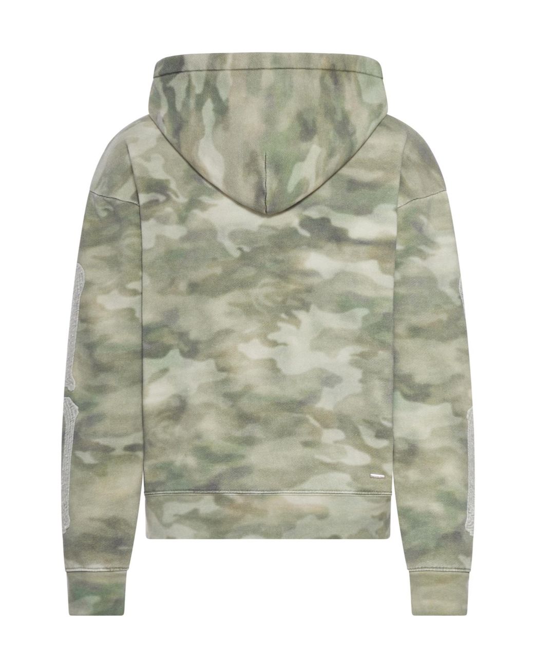 Amiri Green Long Sleeve Logo Detail Hoodie for men