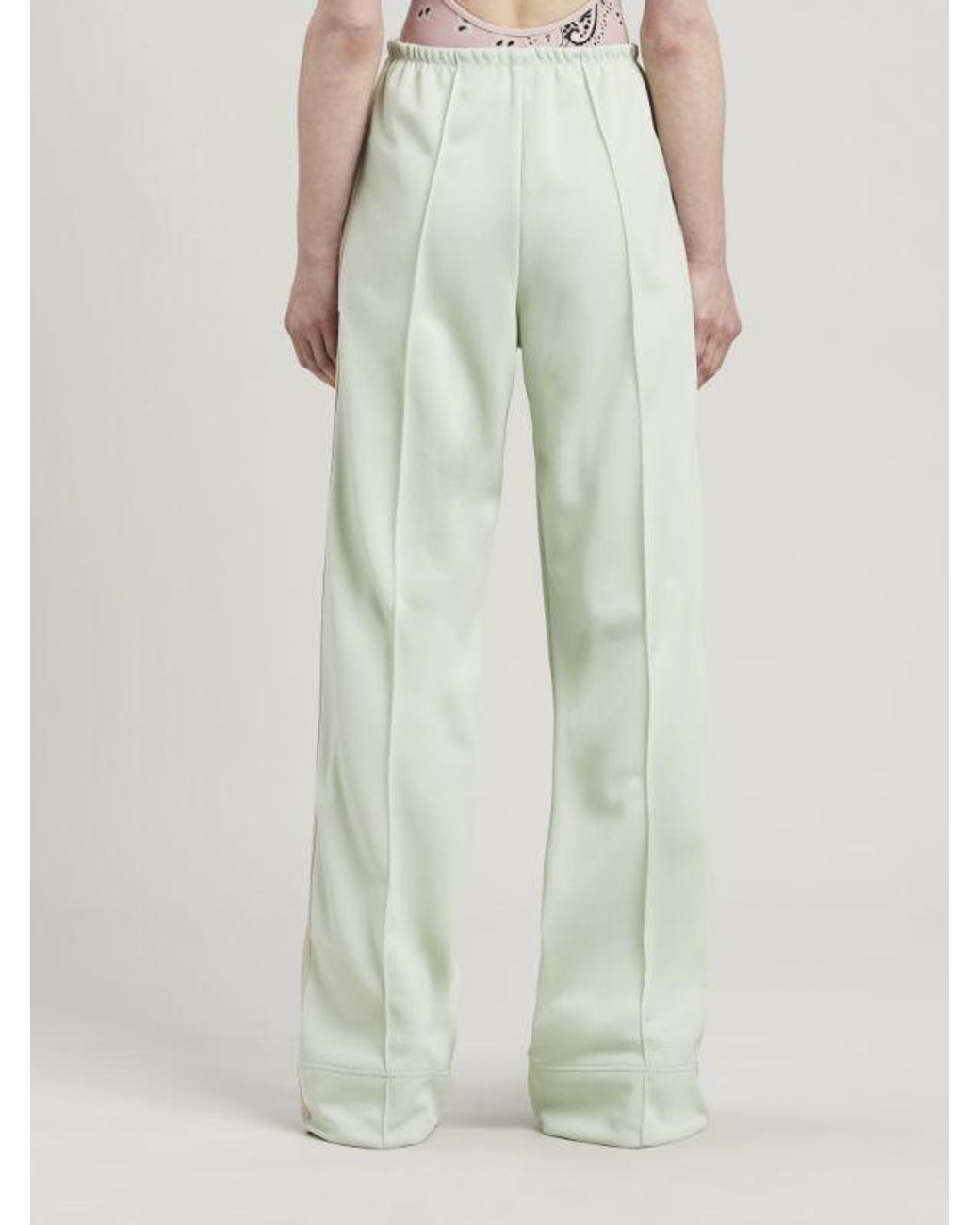 Palm Angels Green Side Striped Track Trousers
