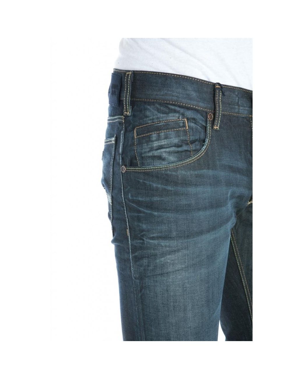 Armani Jeans Blue Five-Pocket Jeans for men