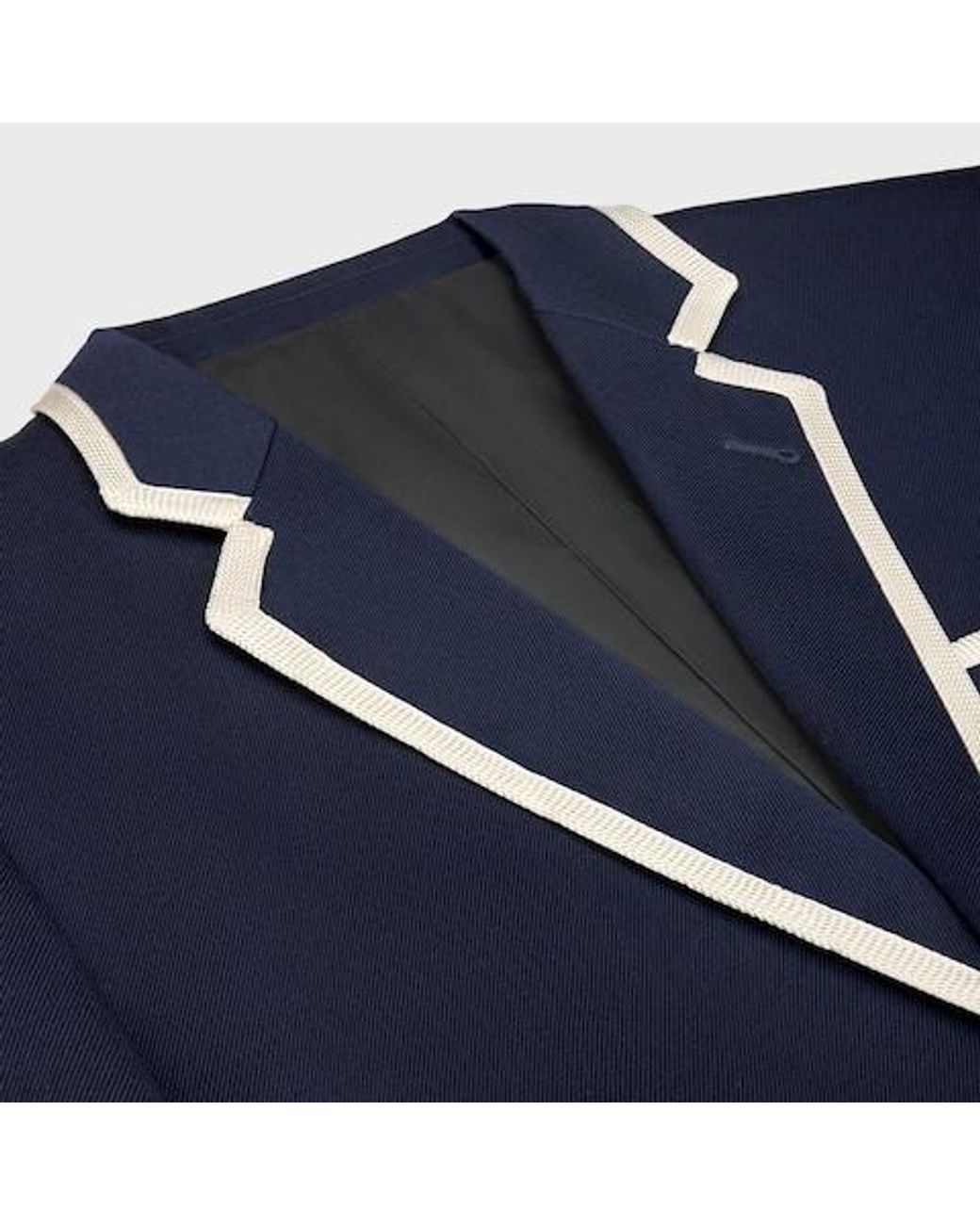 Céline Blue Blason Classic Jacket for men