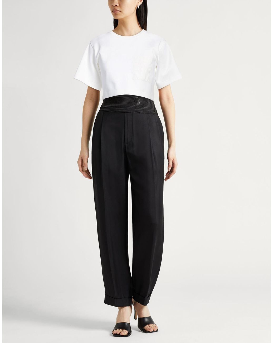 Max Mara White Printed Short-Sleeve T-Shirt