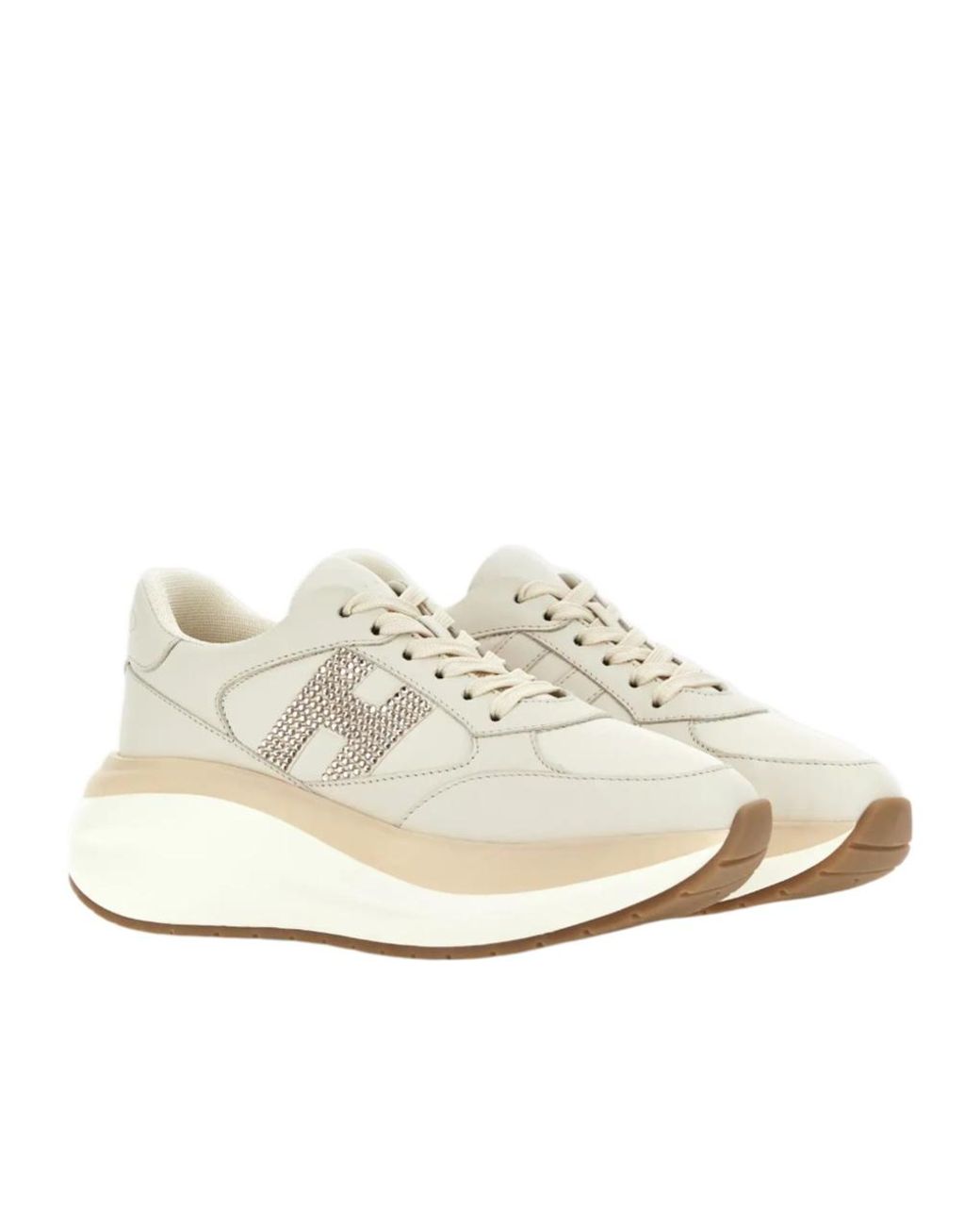 Hogan White Maxi I Active Sneakers