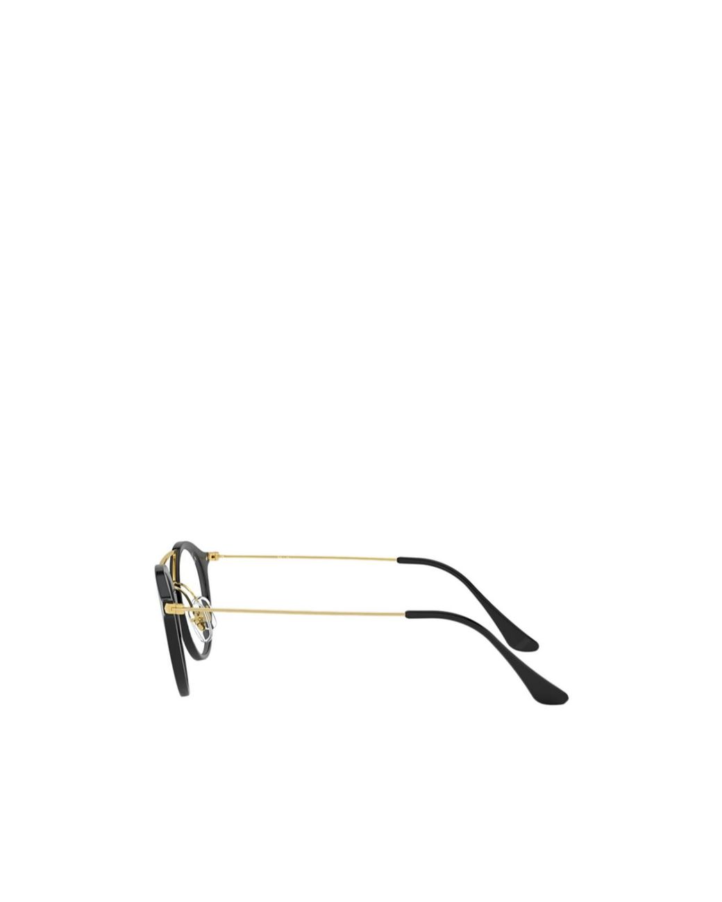 Ray-Ban White Round-Frame Glasses for men