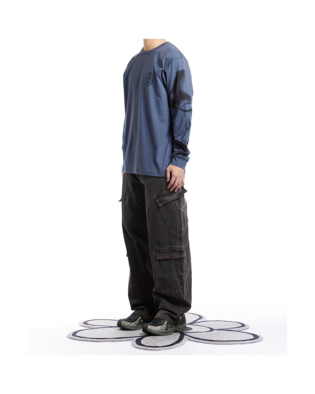 Pam Blue Belt-Loop Jeans for men