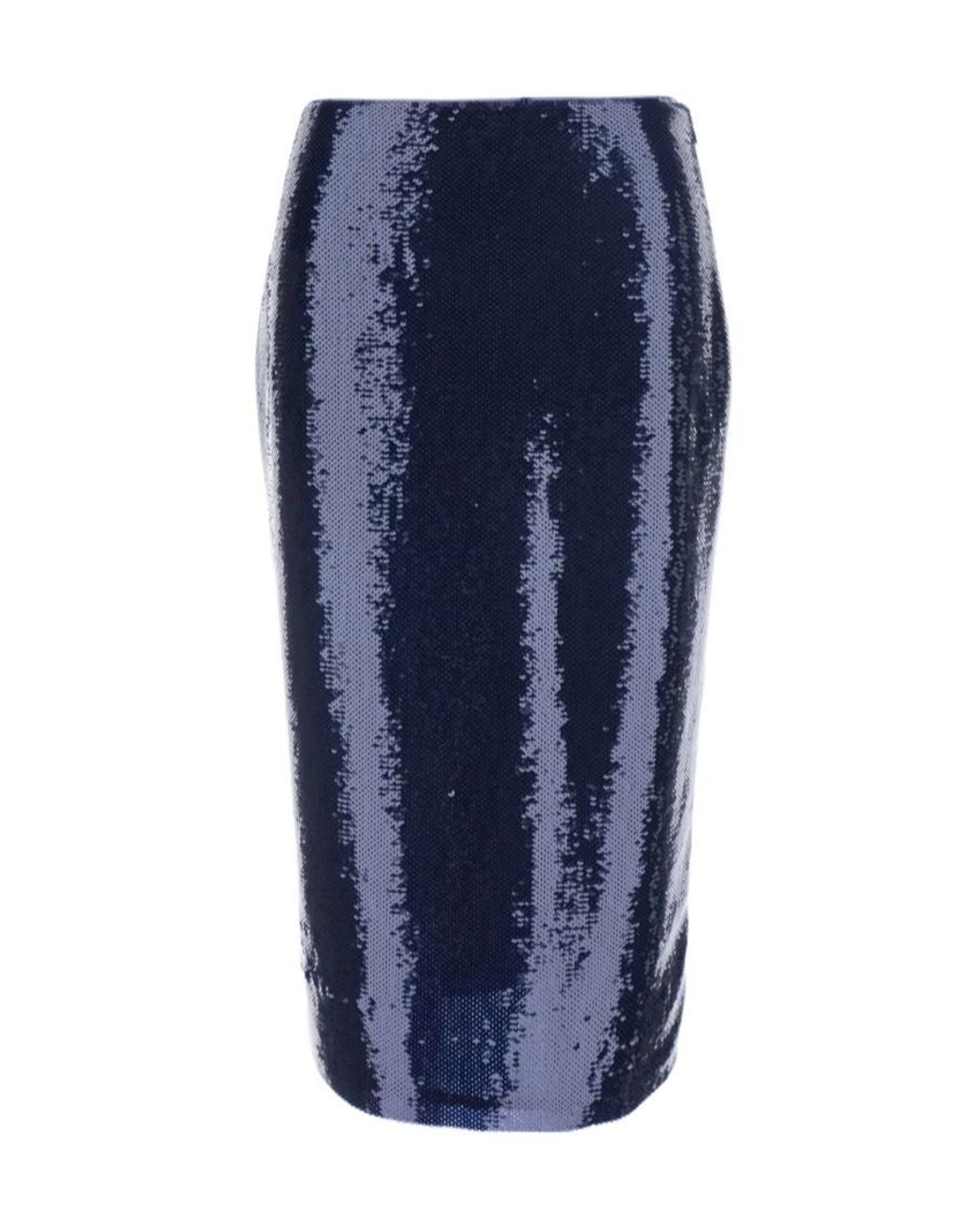 Tom Ford Blue Skirt With All-Over Sequins