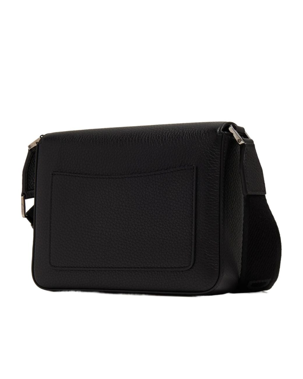 Dolce & Gabbana Black Medium Dg Logo Crossbody Bag for men