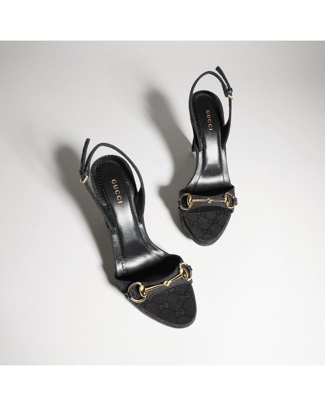 Gucci Black Donna Platform Sandal