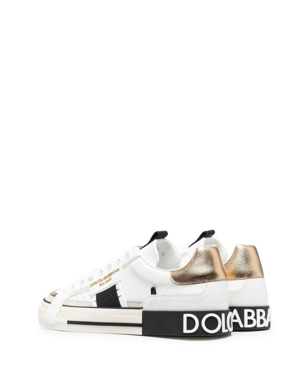 Dolce & Gabbana White 2.Zero Lace-Up Sneakers for men