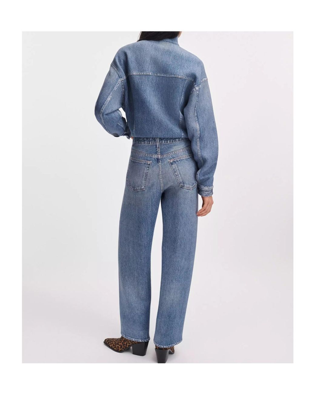 Rag & Bone Blue Miramar Twisted Seam Pants