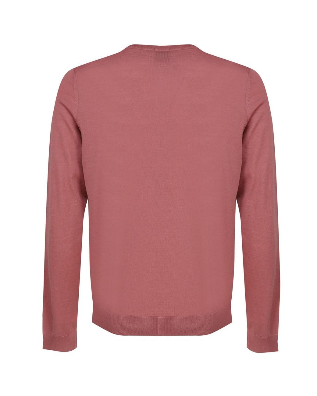 Boss Pink Round Neck Sweater for men