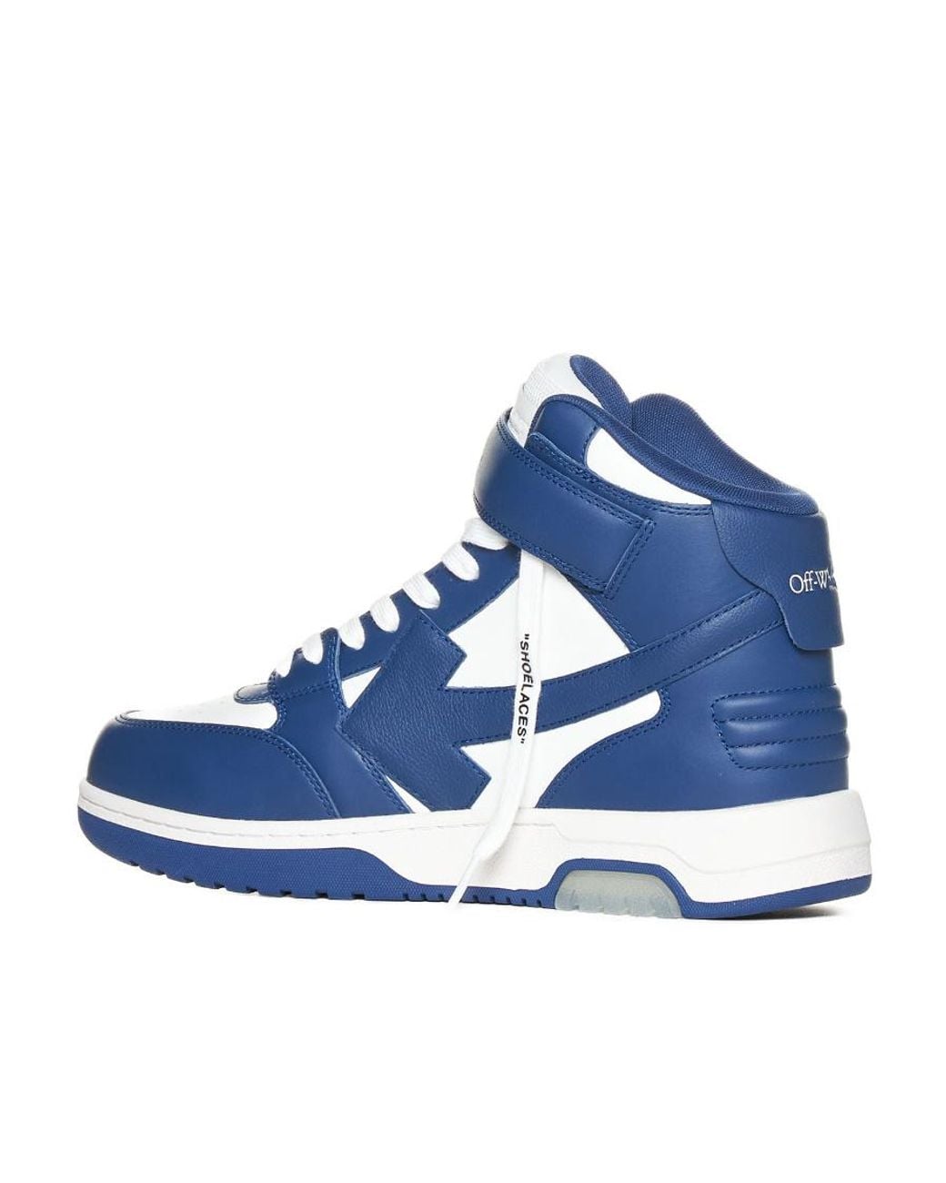 Off-White c/o Virgil Abloh Blue Out Of Office High-Top Sneakers for men