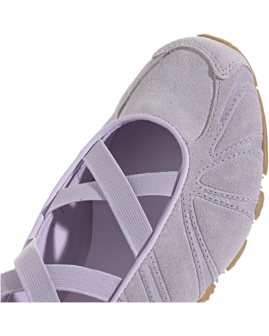 Adidas Originals Purple Maryjane Flat Shoe