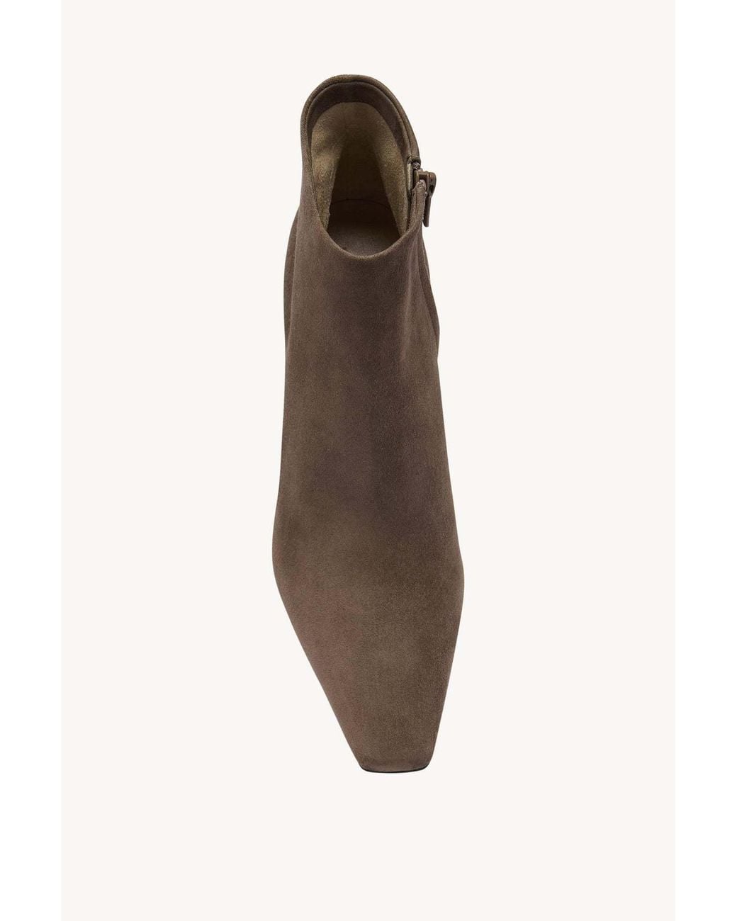 The Row Brown Carla 80 Suede Boots