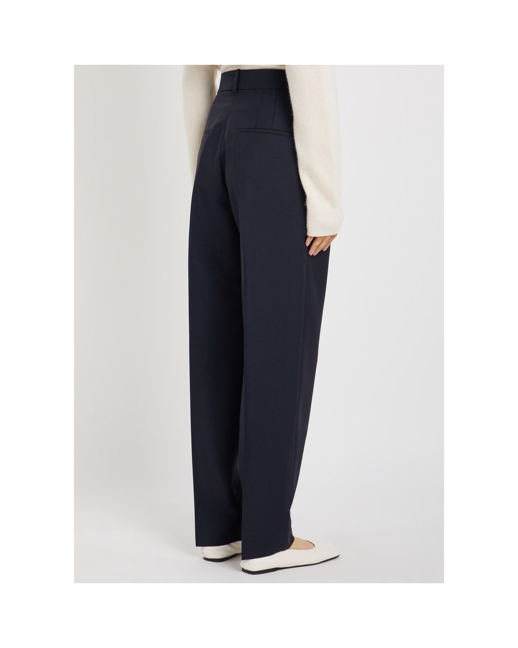 Rohe Blue Woolen Trousers