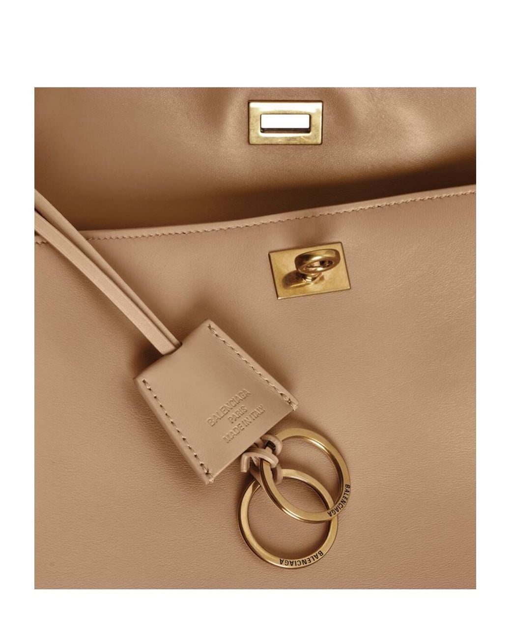 Balenciaga Natural Rodeo Medium Handbag