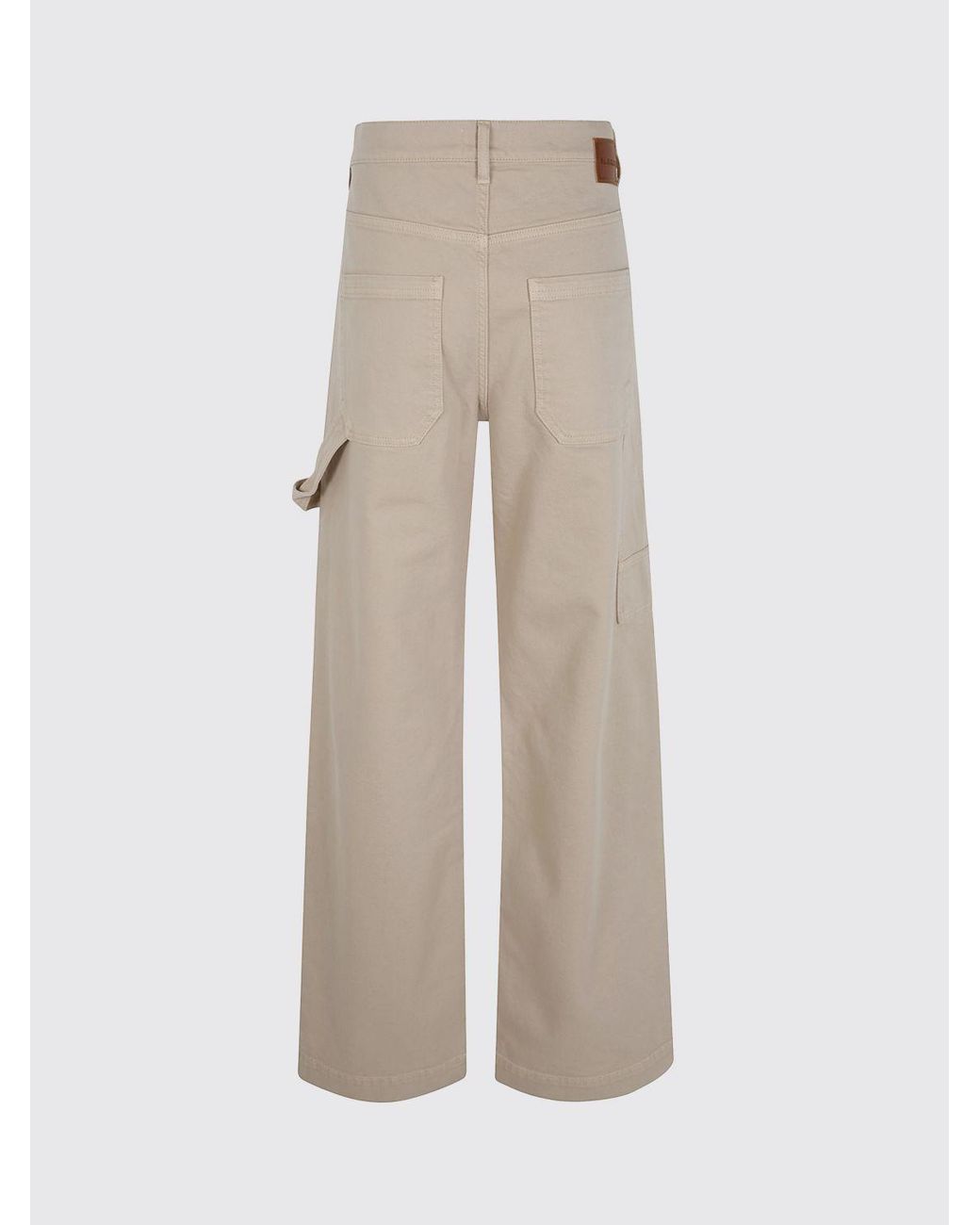 P.A.R.O.S.H. Gray Hammer-Loop Cargo Pants