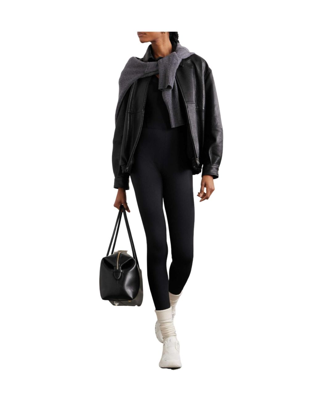 Eres Black Devi Tulle-Trimmed Stretch-Jersey Jumpsuit