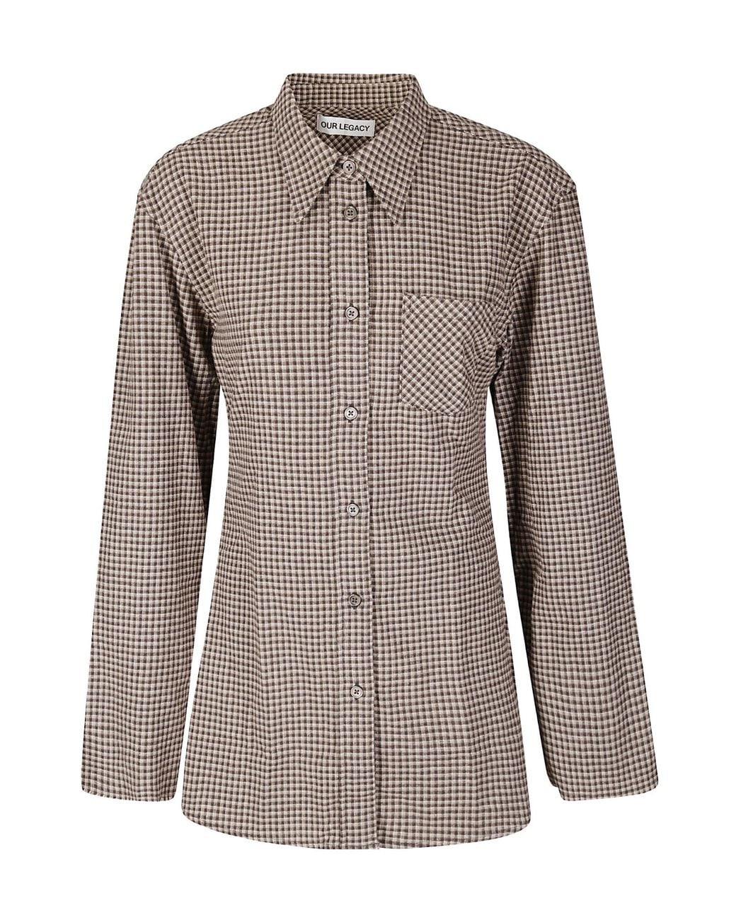 Our Legacy Brown Daisy Shirt