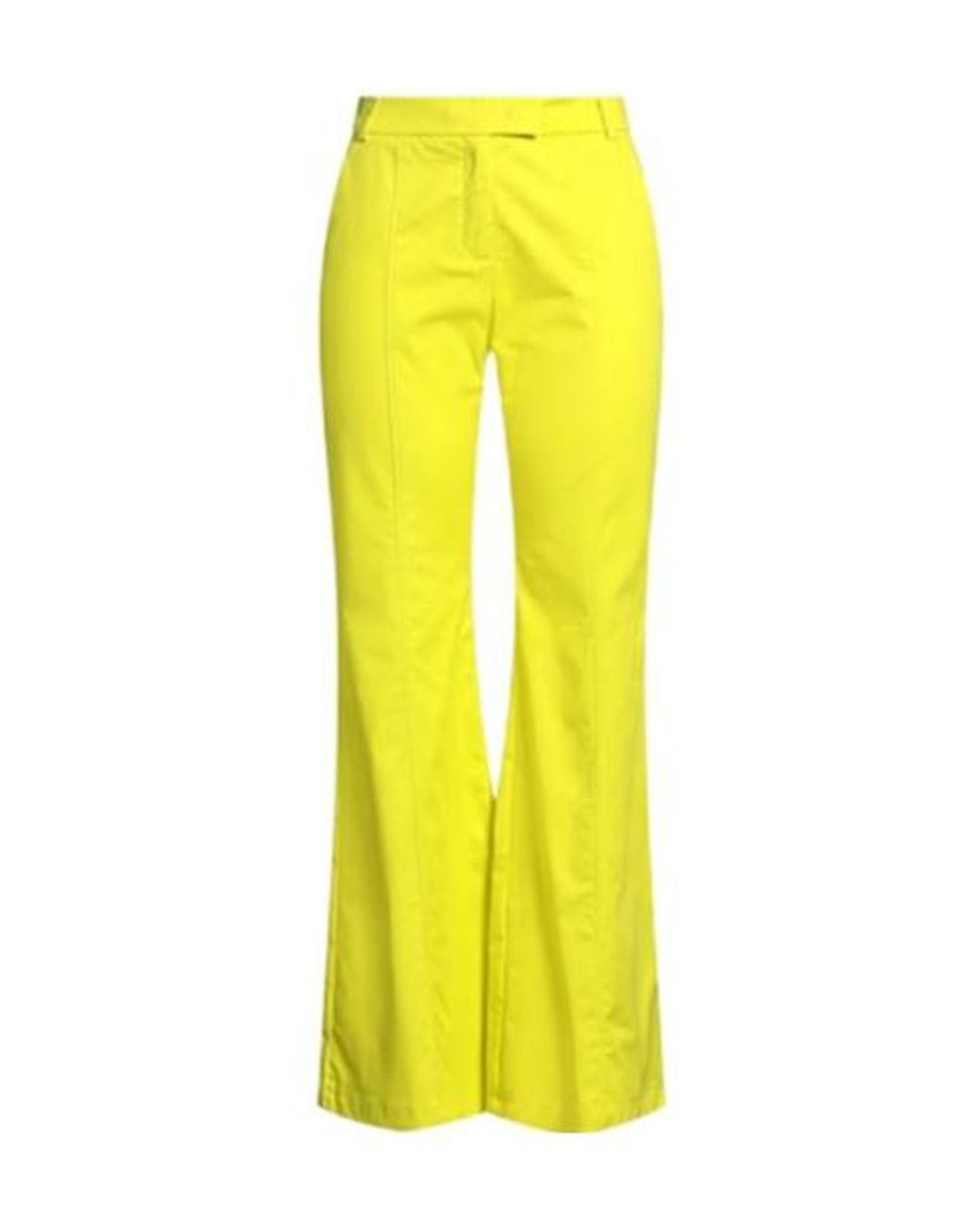 MAX&Co. Yellow Flared Trousers
