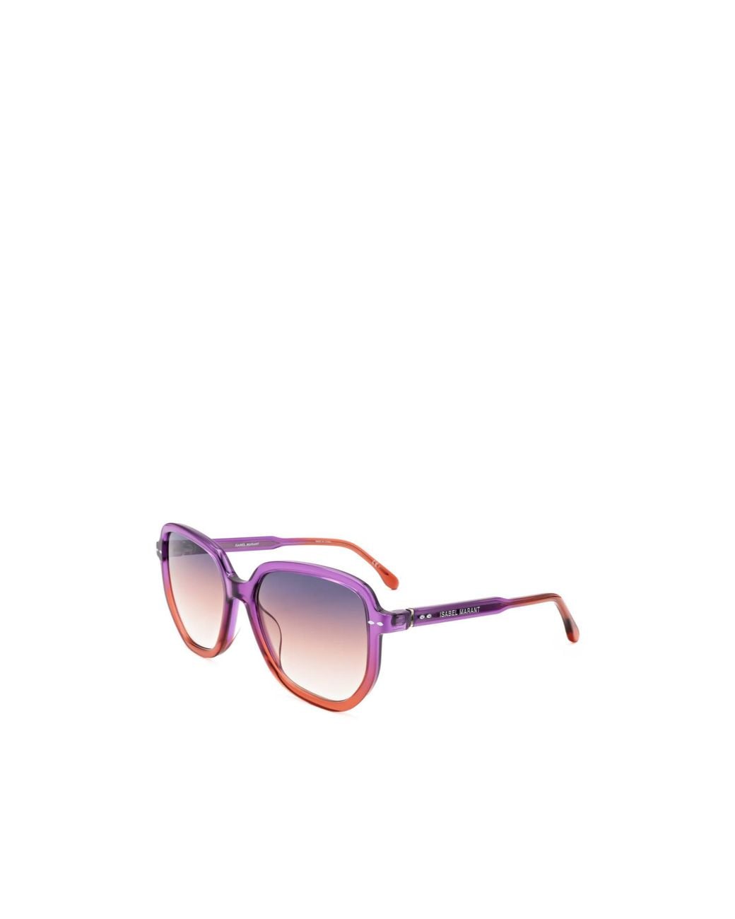 Isabel Marant Pink Geometric Frame Sunglasses