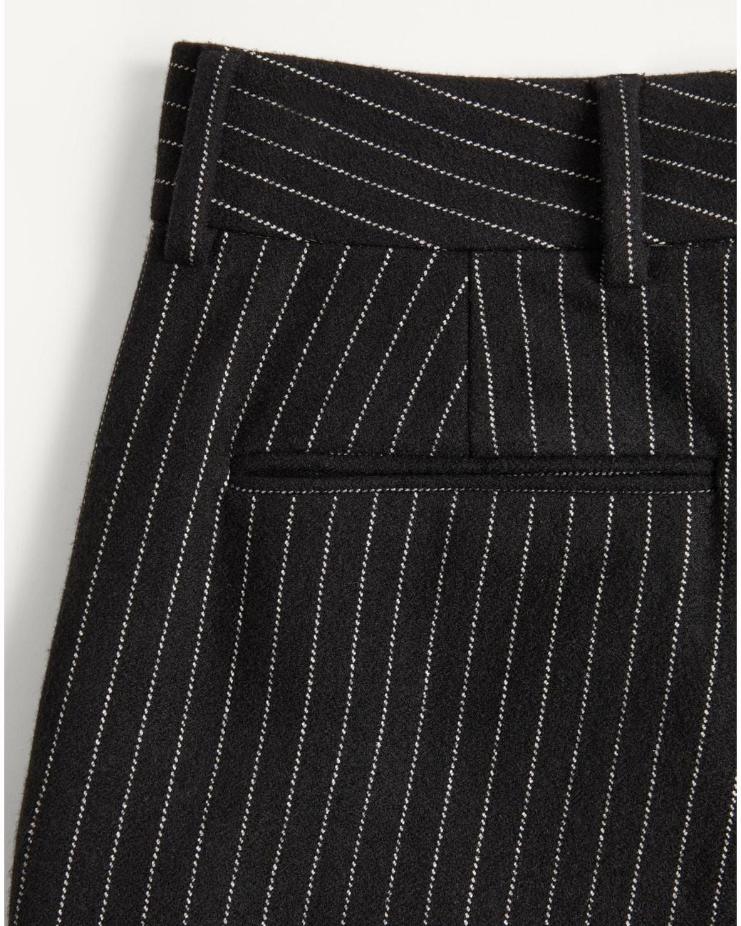 Valentino Black Pinstriped Pants for men