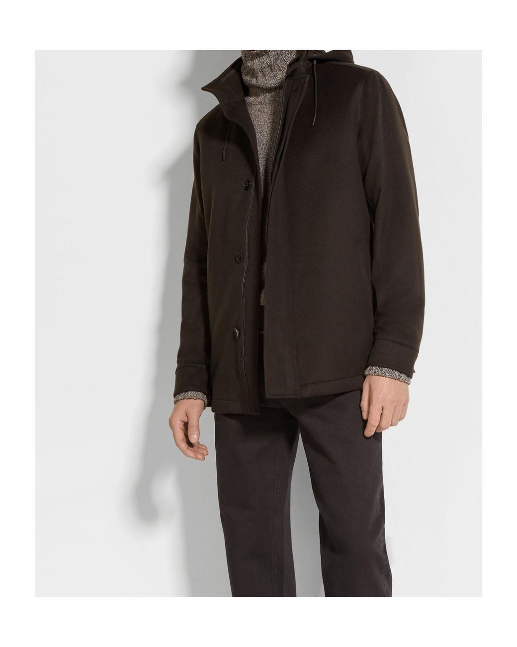 Zegna Black Elements Cima Over Jacket for men