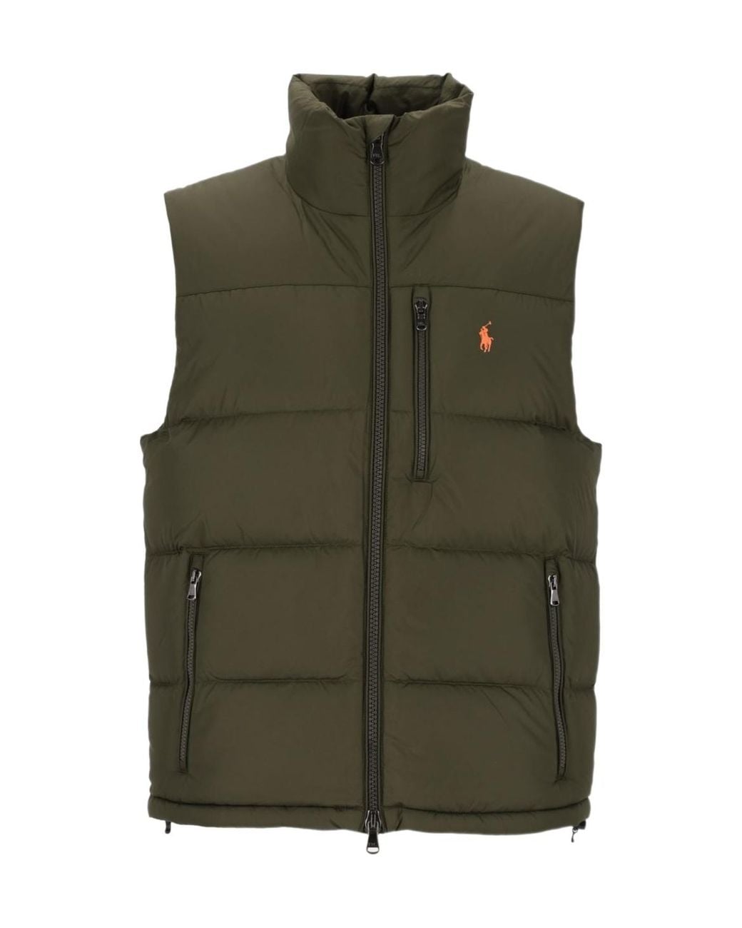 Polo Ralph Lauren Green Turtleneck Vest for men
