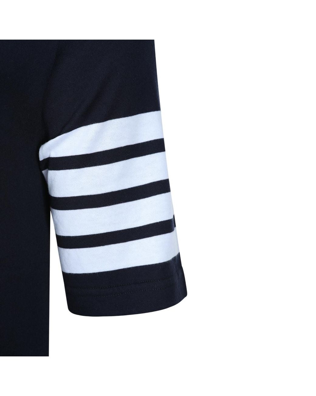 Thom Browne Blue Jersey 4-Bar Short Sleeve T-Shirt for men