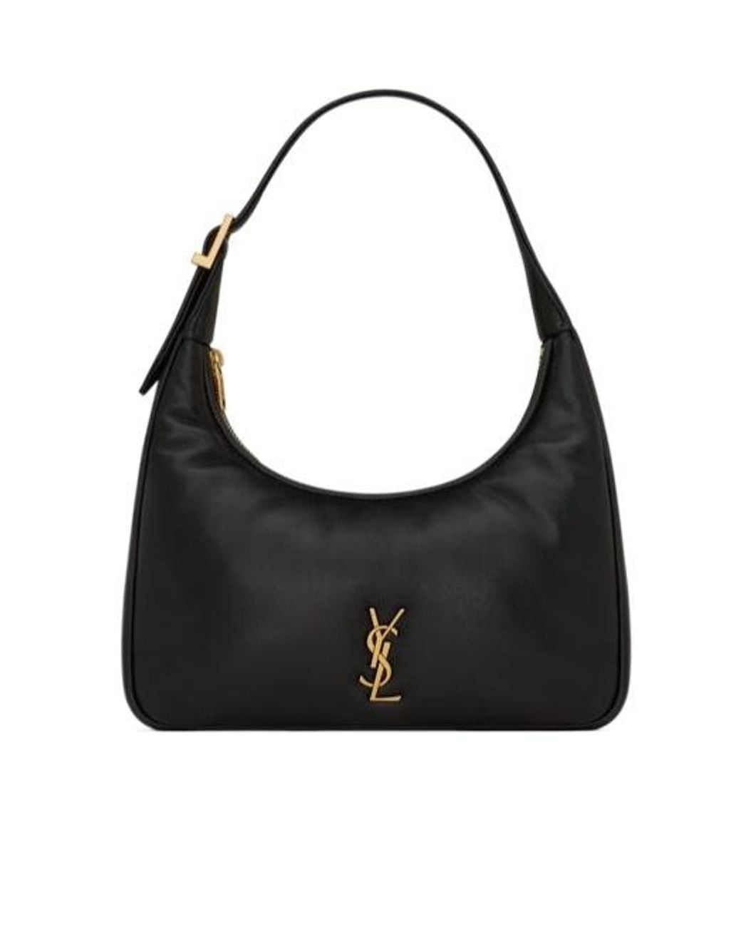 Saint Laurent Black Calypso Mini Hobo Bag
