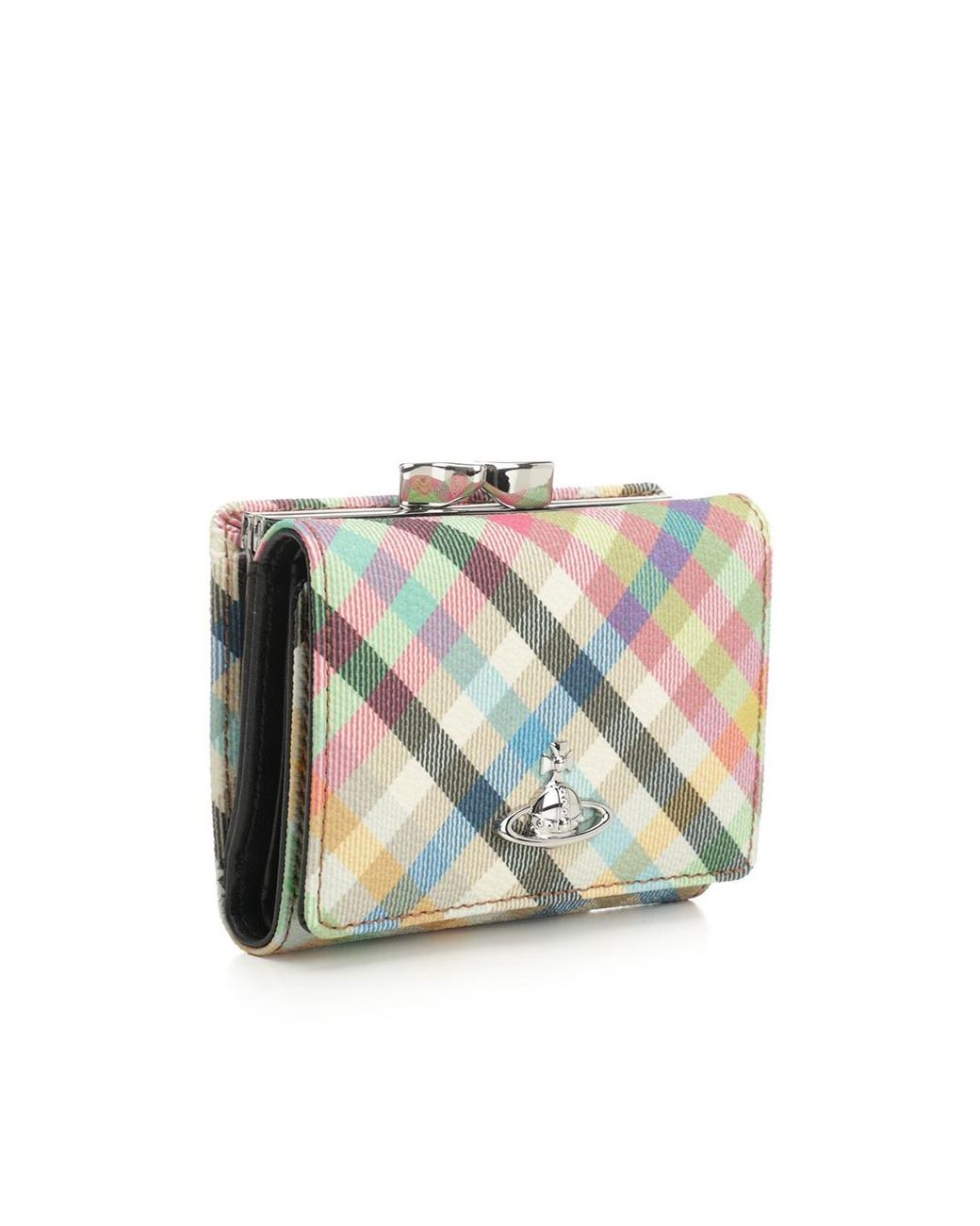 Vivienne Westwood Blue Small Frame Wallet for men
