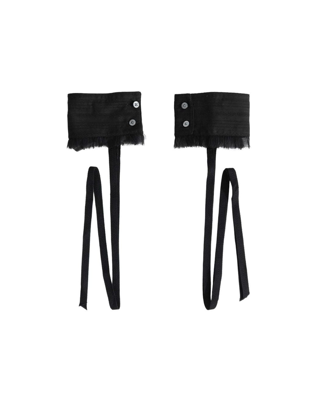 Ann Demeulemeester Black Dante Cuffs for men