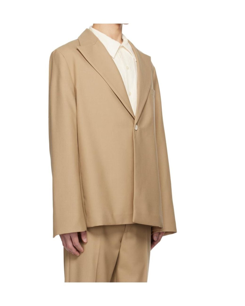 Séfr White Séfr Tailored Power Blazer Jacket for men