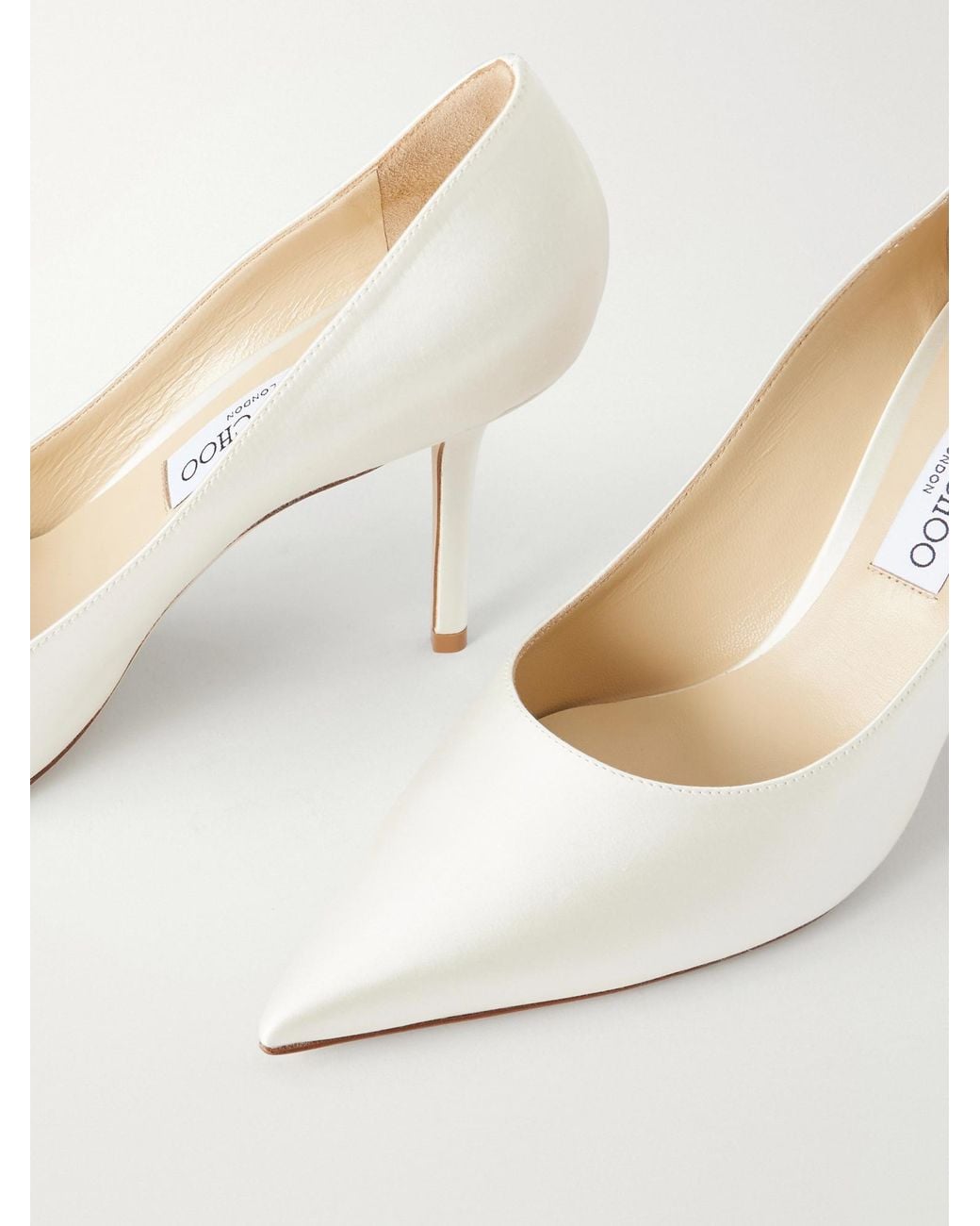 Jimmy Choo White Ivory High Heels