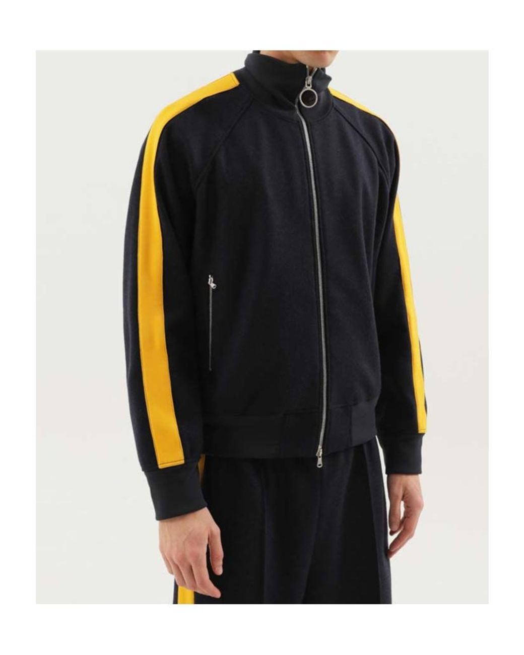 1989 STUDIO Blue Side Band Jacket Zip Up for men