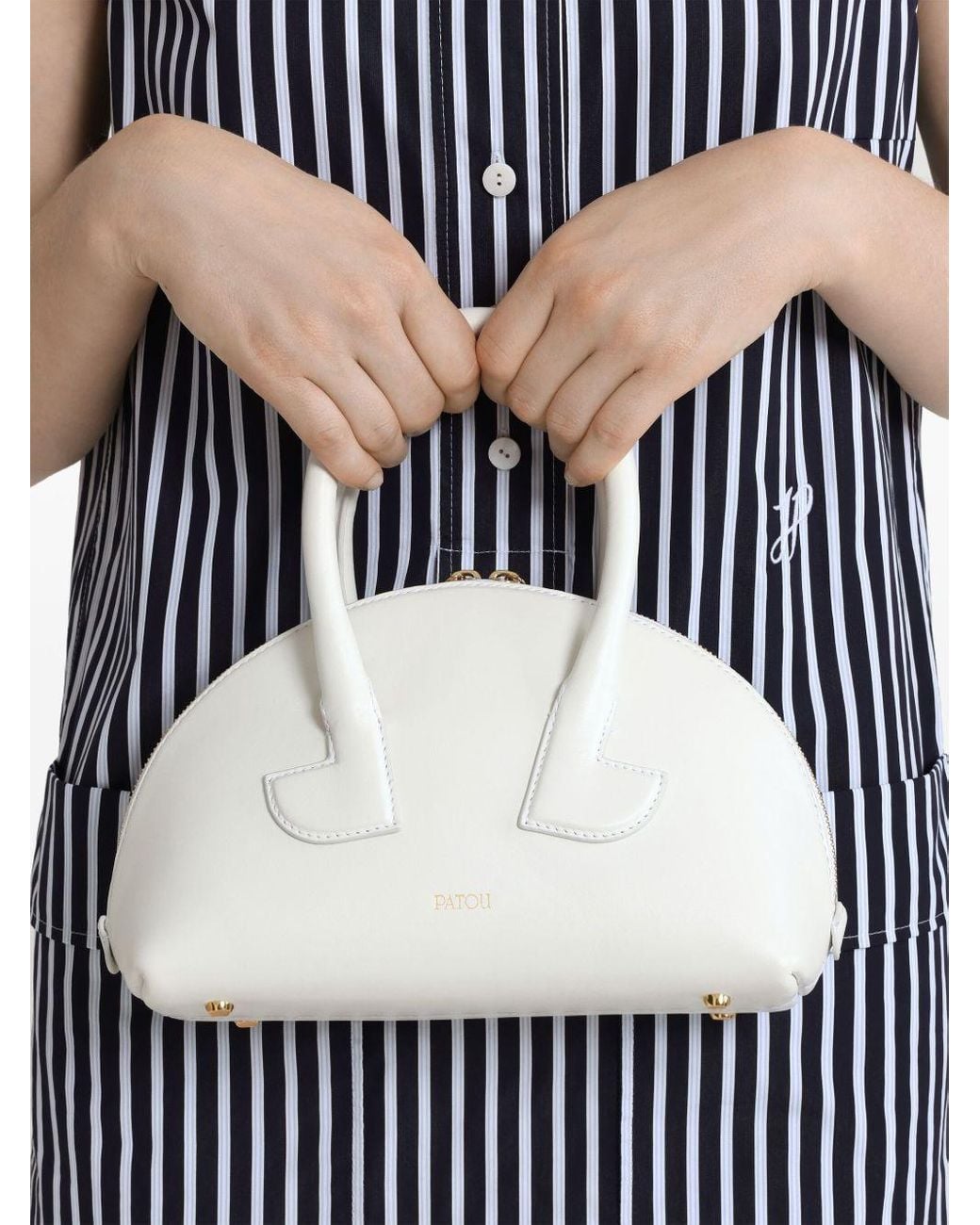 Patou Natural Le Bowling Tote Bag