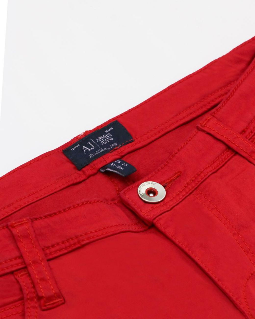 Armani Jeans Red Logo Jeans