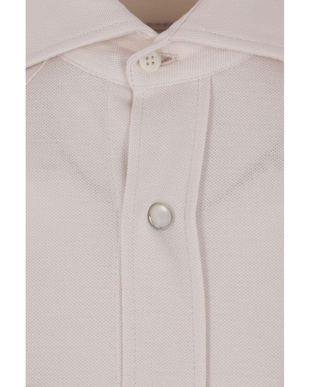 Brunello Cucinelli White Shirts for men