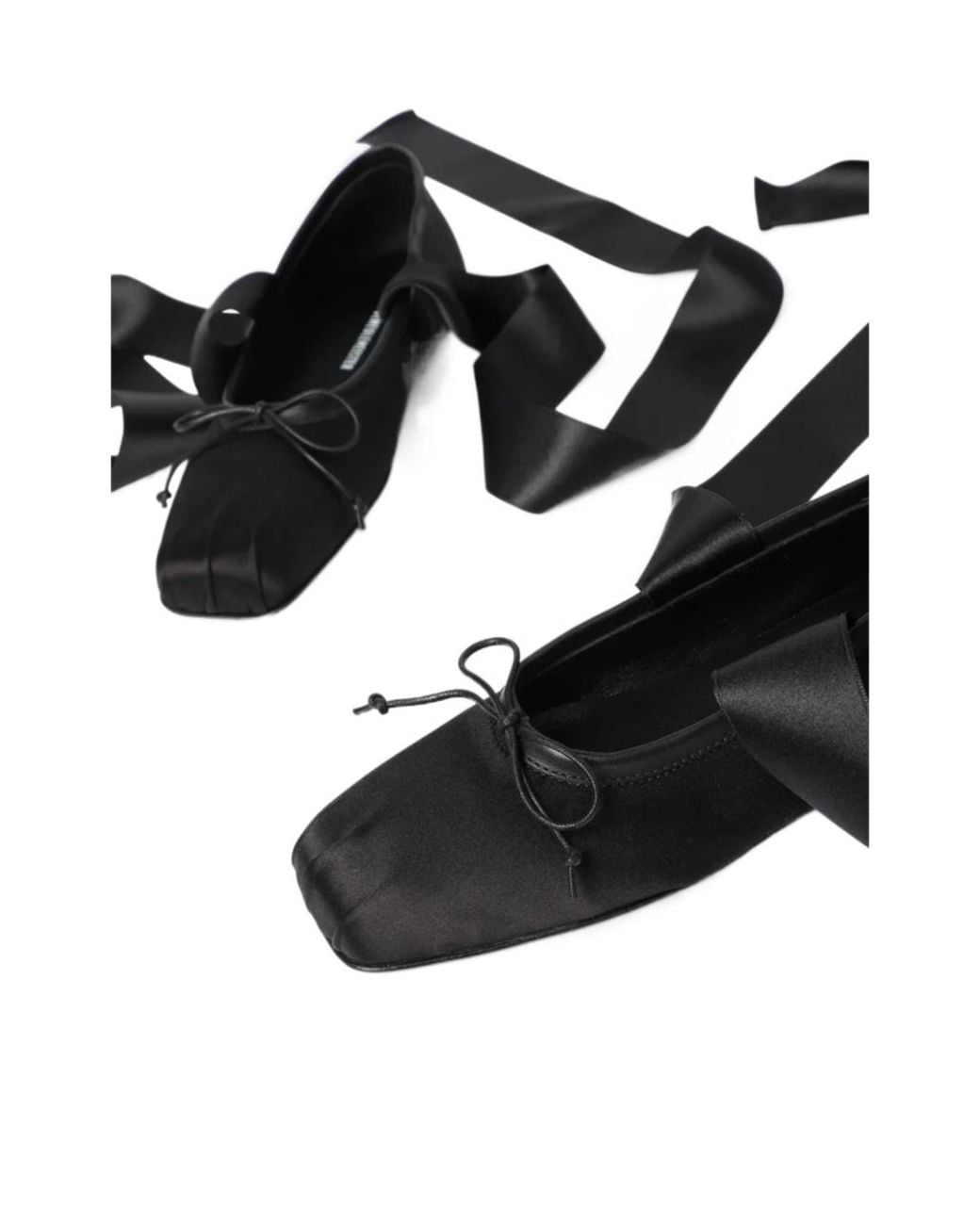 Ann Demeulemeester Black Paloma Ballerina Shoes