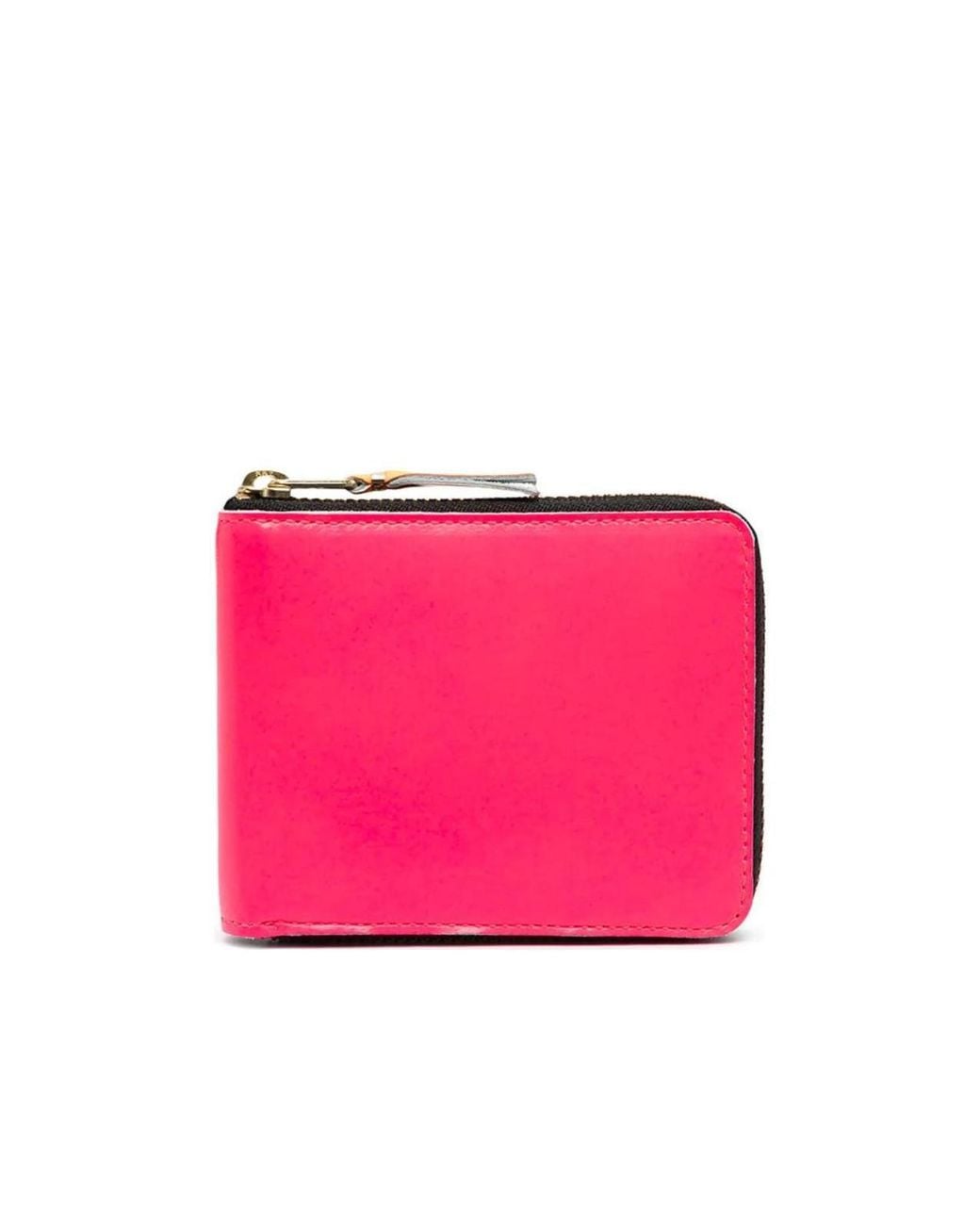 Comme des Garçons Pink Comme Des Garçons Wallet Colour-Block Zipped Wallet for men