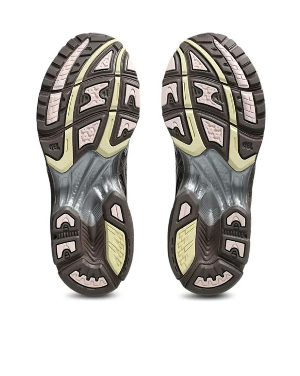 Asics Gray Mesh Panel Running Shoes for men