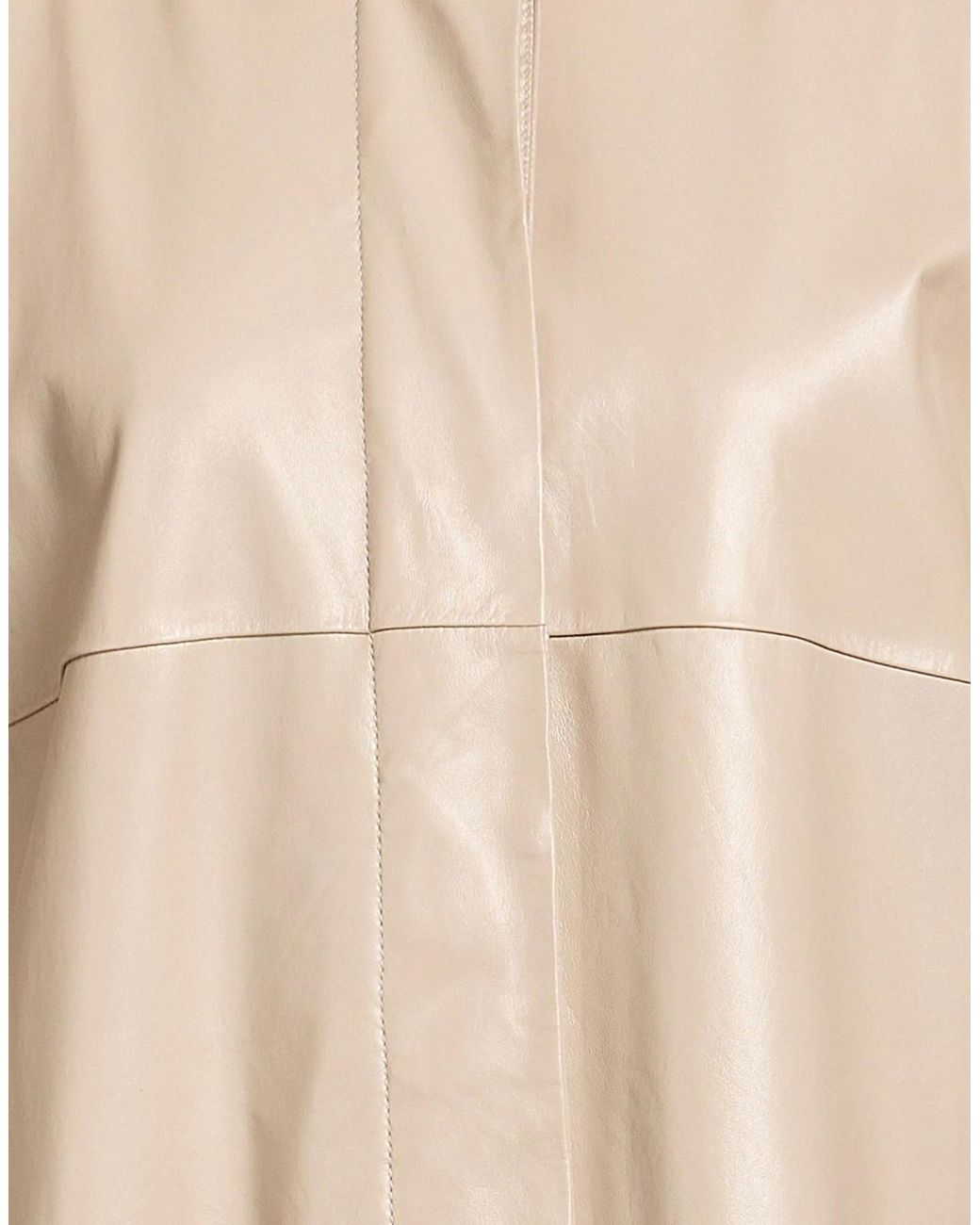 MAX&Co. Natural Simple Leather Jacket