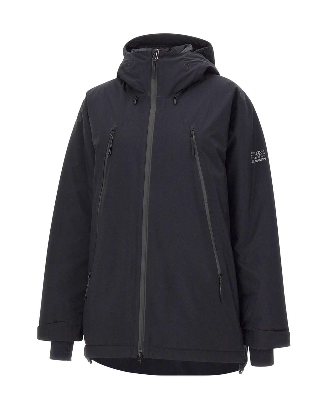 MM6 MAISON MARGIELA X SALOMON Blue Zipped Drawstring Jacket