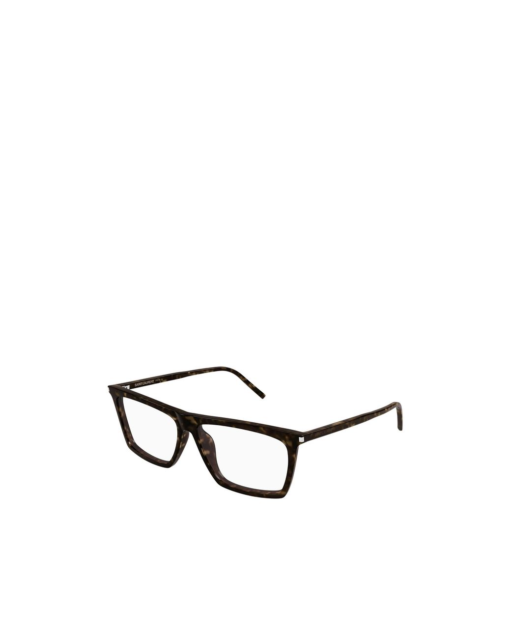 Saint Laurent White Eyewear Rectangle Frame Sunglasses for men