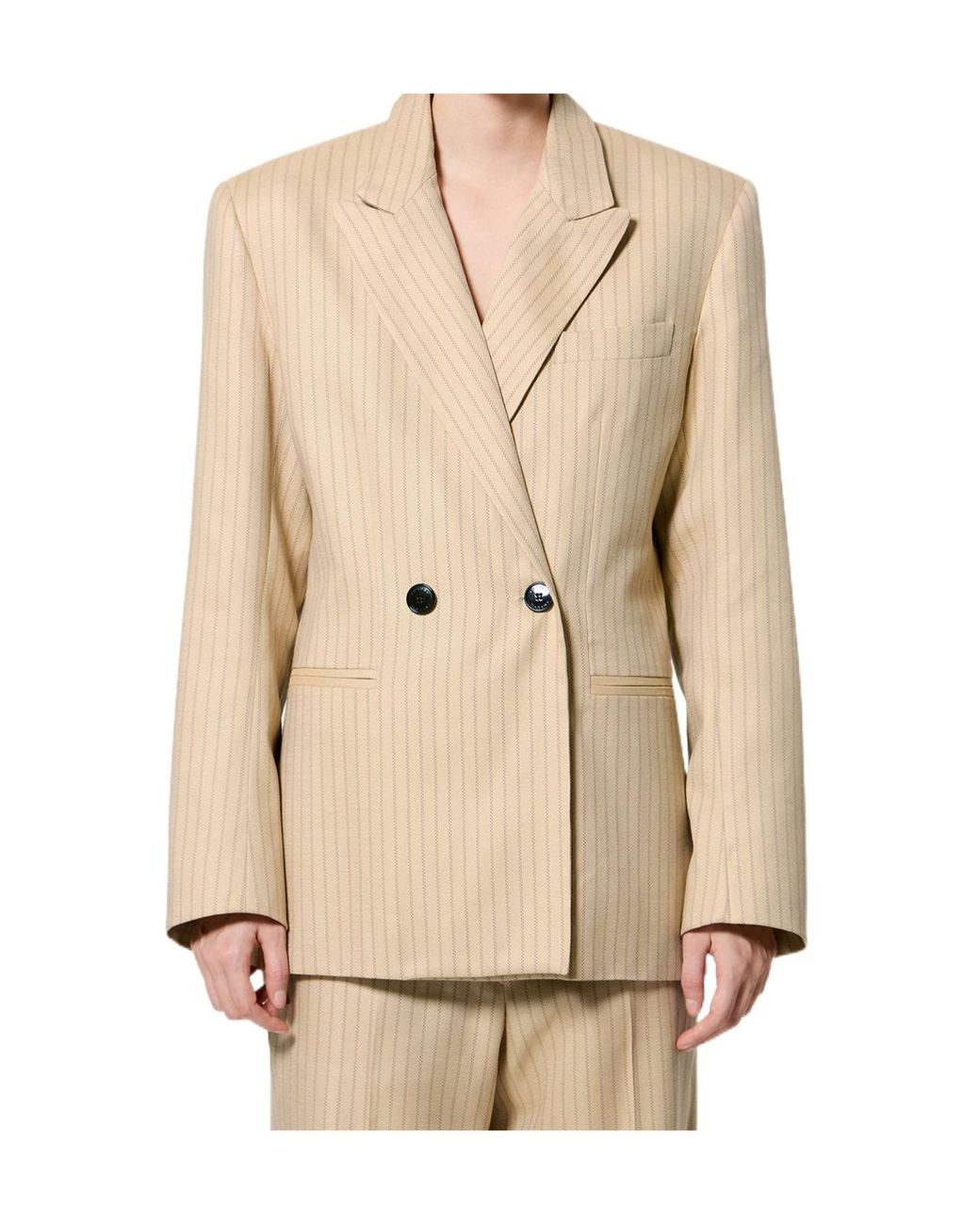 Isabel Marant Natural Ranya Wool Jacket