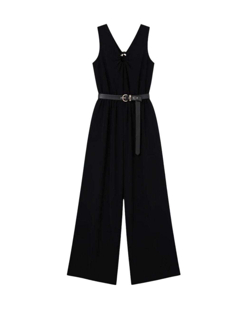 Max Mara Black Sleeveless Jumpsuit