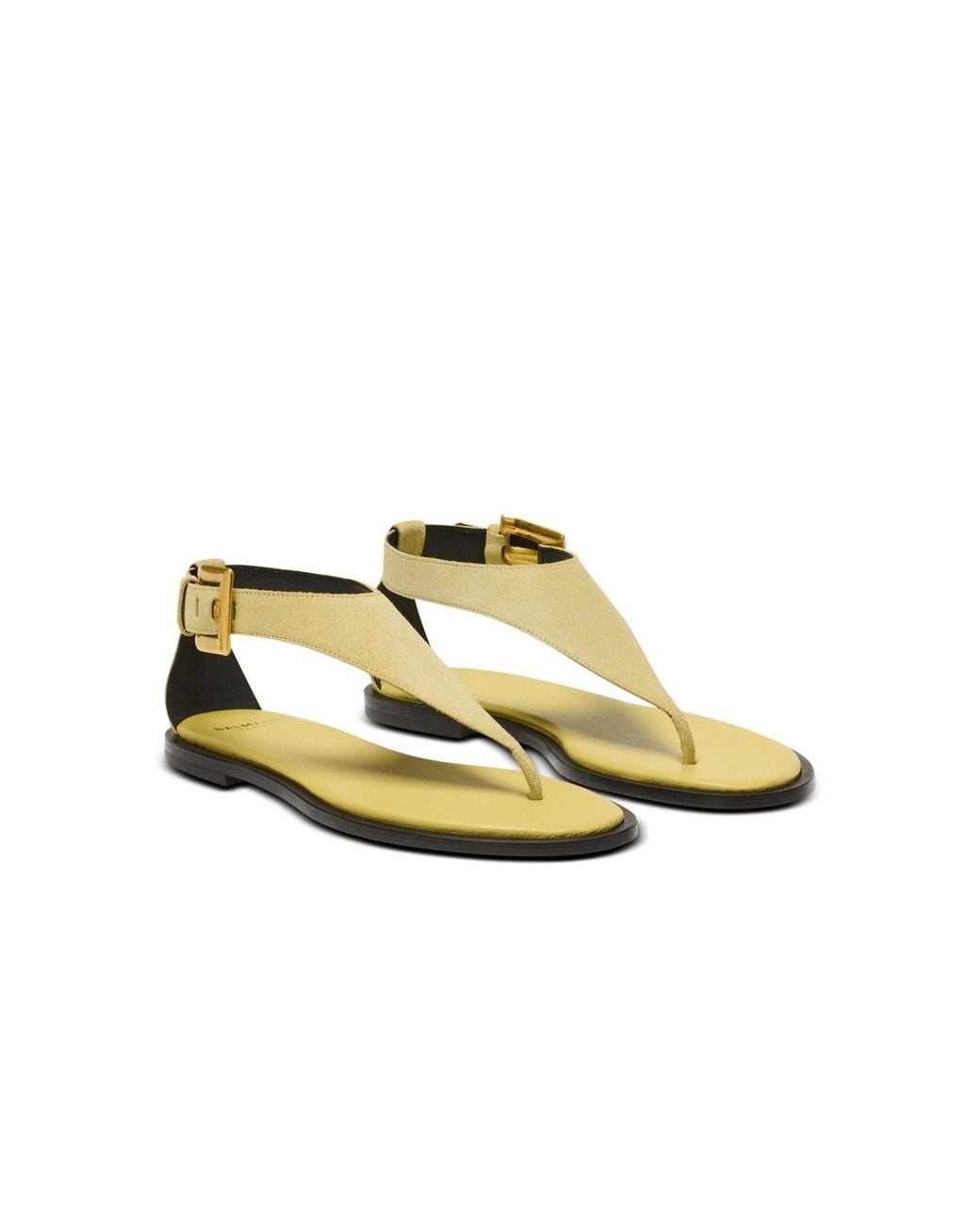 Balmain Multicolor Anthem Flat Toe-Post Sandals