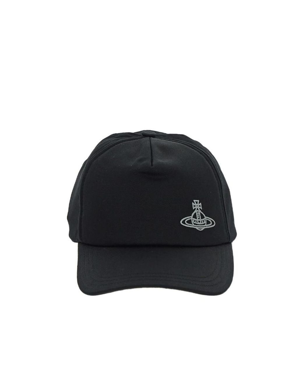 Vivienne Westwood Black Logo-Embroidered Cotton Cap